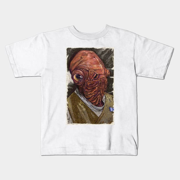 Impressionist Ackbar Kids T-Shirt by Kraken Sky X TEEPUBLIC